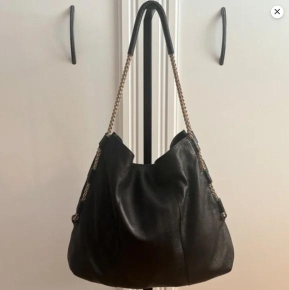 Foley & Corinna Black Leather Hobo Bag - Picture 4 of 10